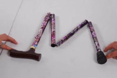 Detachable Aluminum Folding Crutch Walking Stick Cane