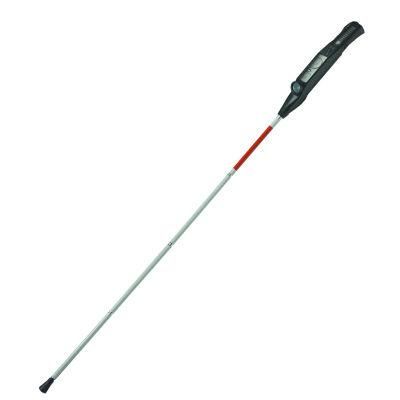 Aluminum Folding Cane White Cane with Slip-on White Rolling Ball Tip