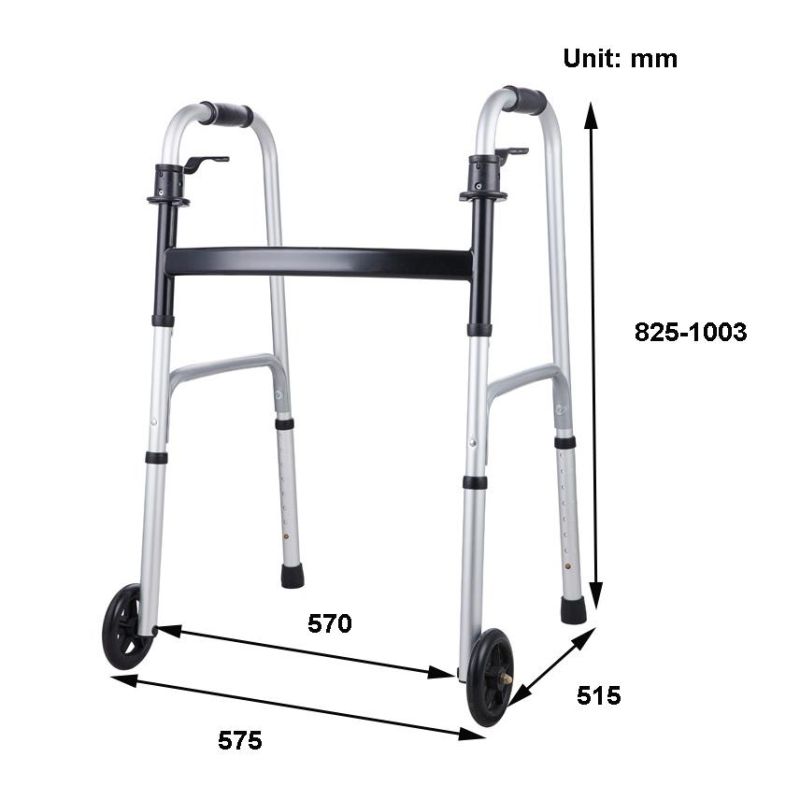 Rollator Walker Adult Double Pull Walker Frame