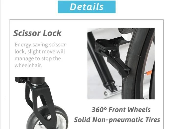 CE FDA Lightweight Sport Manual Wheelchair S002 Wheelchair for Sport