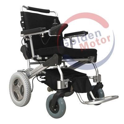E-throne electric wheelchair design with Inclinable Back Rest, Quick Folding/unfolding