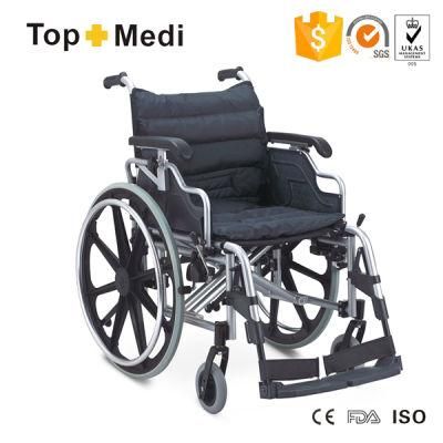 Topmedi Comfortable Seat Cushion Lightweight Folding Wheelchair