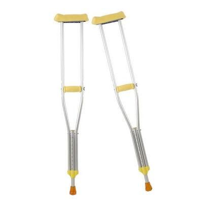 Adults Kids Elbow Aluminum Crutches with Anti Slip Rubber