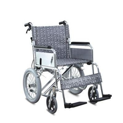 Topmedi Aluminum Lightweight Standard Wheelchair for Elders