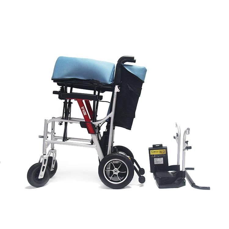 Wheel Chair Loading Capacity 100kg Lightweight Electric Wheelchair