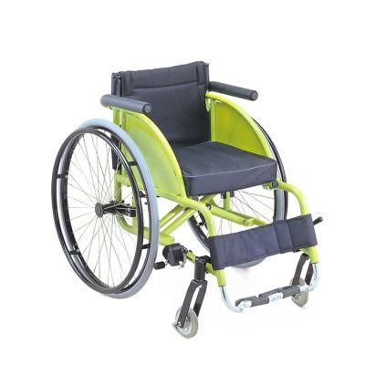 Fashion Lightgreen Outdoor Aluminum Sport &amp; Leisure Wheelchair