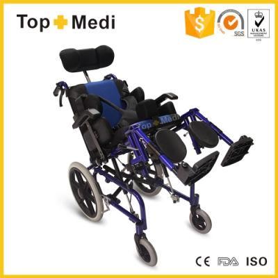 Aluminum Handicapped Disabled Reclining Cerebral Palsy Wheelchair Manual