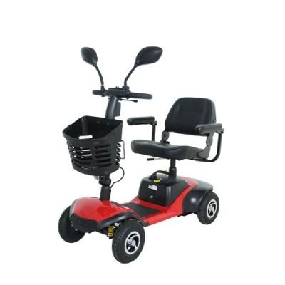 Topmedi High Strengh Aluminum Reclining Foldable Electirc Wheelchair for Handicapped