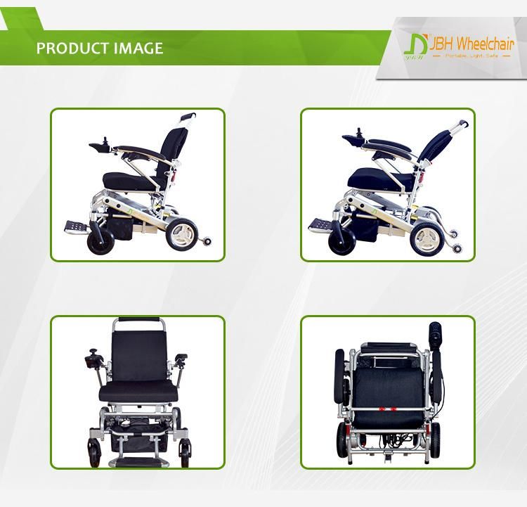 Lightweight Folding 4 Wheel Drive Magnesium Alloy Power Electric Lithium Battery Wheelchair