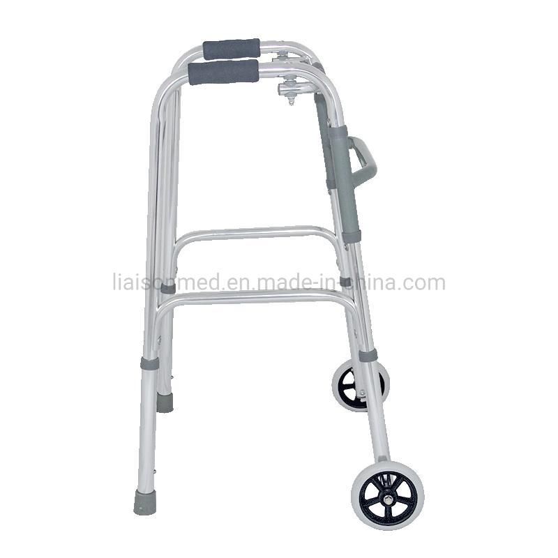 Mn-Wa001 Durable Portable Aluminum Frame Walker Aids Rollator for Disabled