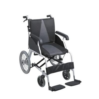 Drop Back Handle with Hand Brake Pneumatic Rear Wheel Lightweight Active Wheelchair