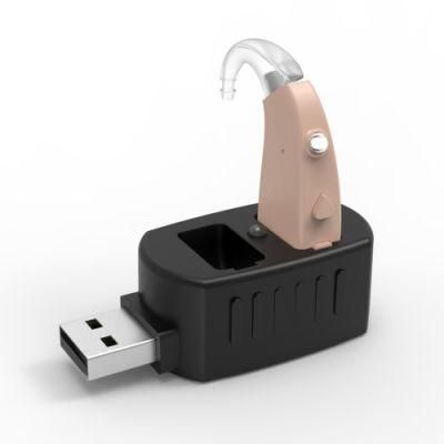 New USB Charger Dock Rechargeable Hearing Aid Wireless Hearing Amplifier Device