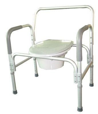 Factory Price Reclining Bathroom Commode Toilet Chair for Disabled and Elderly