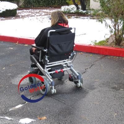 Electric Motor Powered Aluminum Wheelchair with 12-Inch Gear Hub Motor