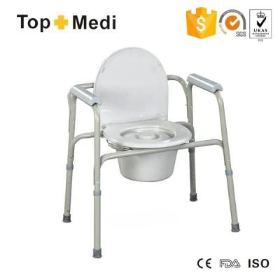 Hospital Detachable Safe Commode Wheelchair