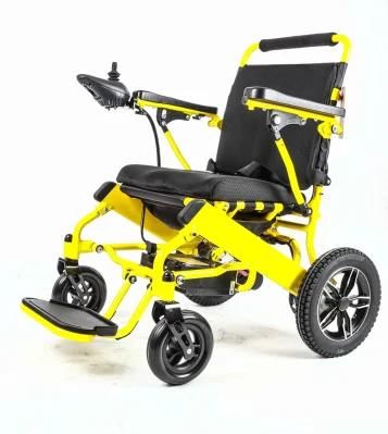 Foldable Electric Wheelchair Aluminum Lightweight Power Wheel Chair