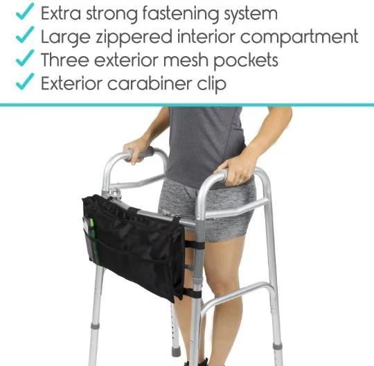 Rehabilitation Chair Walking Aids Accessory Hanging Storage Bag