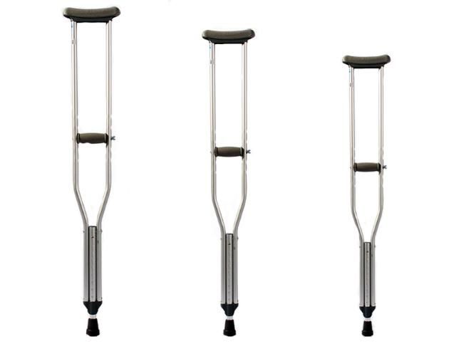 Walker Stick - Lightweight Aluminum Frame Crutches Height Adjusting