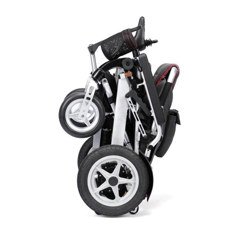 Handicapped Automatic Electric Folding Power Wheelchair with Joystick Controller