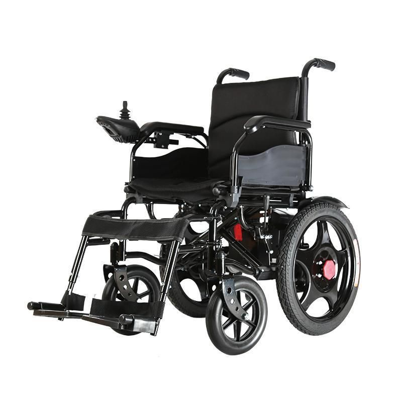 Fold Electric Wheelchair with Detachable Armrest