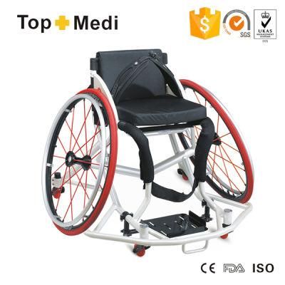 Topmedi Health Products Manual Aluminum Basketball Sports Wheelchair in China