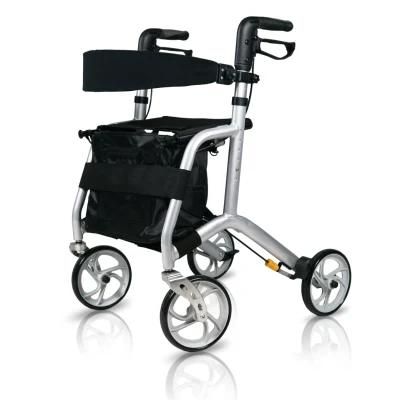 Aluminum Rollator Walker with Liquid Coated Frame