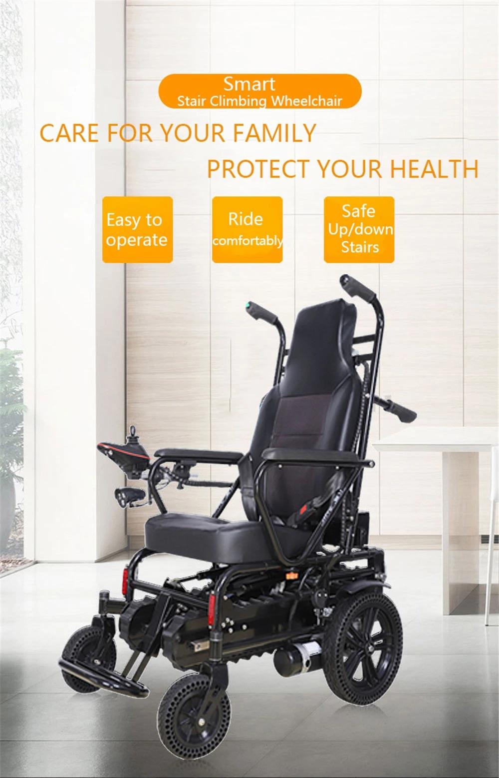 Ghmed Aluminium Alloy Standard Package China Electric Stair Climbing Wheelchair