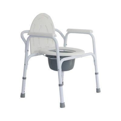 Handicap Adjustable Portable Mobile Toilet Bath Chair Shower Chair Commode for Elderly and Pregnant Women