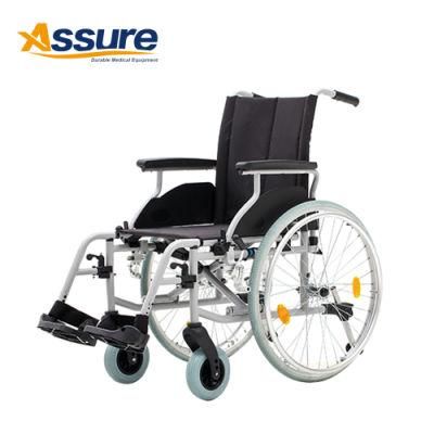 American Type Economy Hospital Lightweight Wheelchair with Aluminium Alloy