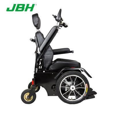 Lying Reclining Standing Electric Wheelchair 50km Distance Range Per Charge