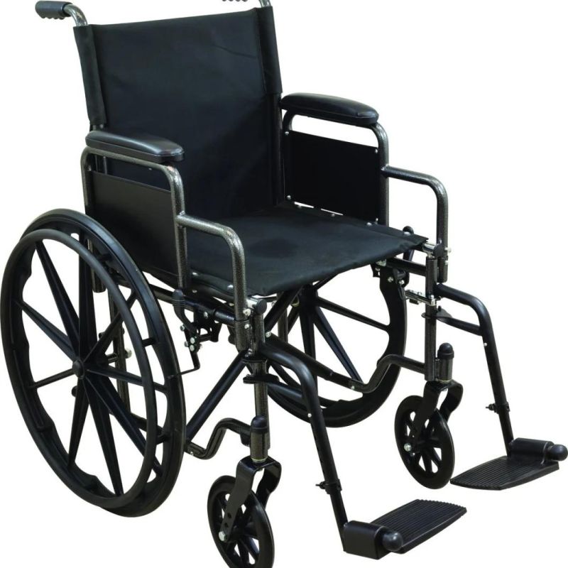 OEM High Quality Handicapped Hospital Folding Manual Lightweight Wheelchair