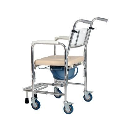 Multifunctional Lightweight Manual Wheelchair Cheap Shower Commode Wheelchair