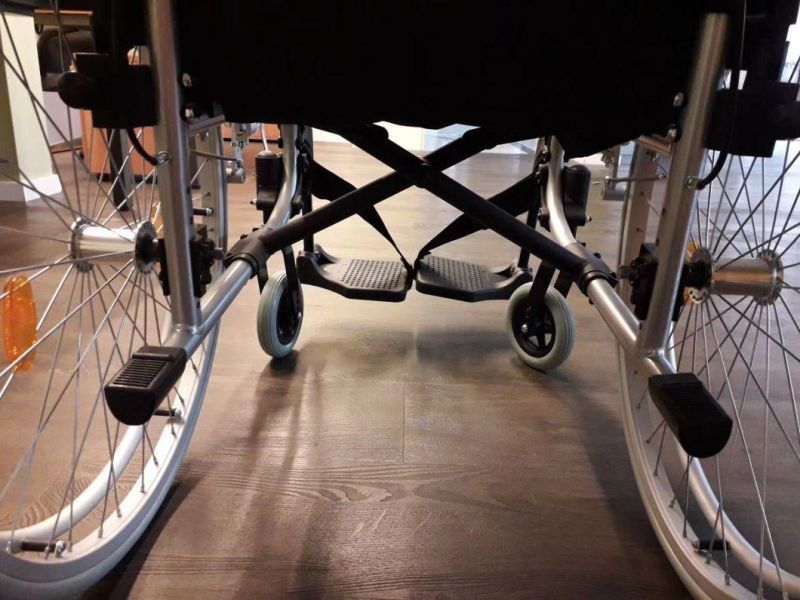 European Style Handicap Portable Quick Release Axle Wheelchair