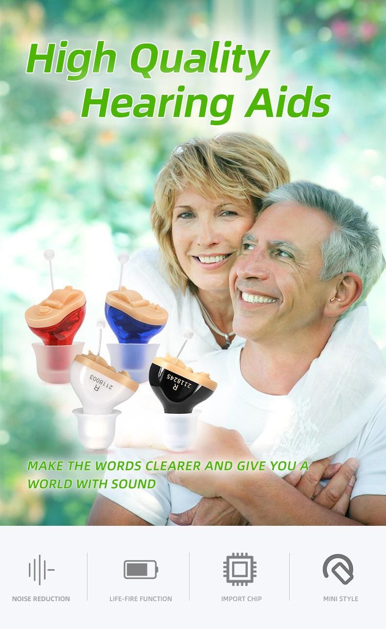 Wholesale Custom Price Rechargeable Mini Ric Digital APP Hearing Aid Fit by Smart Phone
