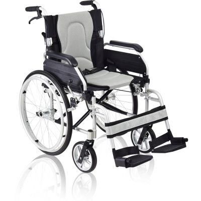 Hospital Elderly Foldable Wheelchair Height-Adjustable Manual Wheelchair