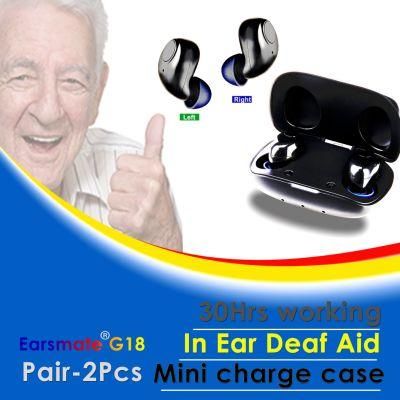 Newest Wireless Rechargeable Battery Mini Hearing Aids Earsmate G18