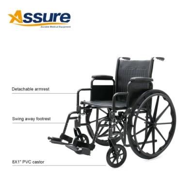 Steel Foldable Economic Cheapest Wheelchair Alk809