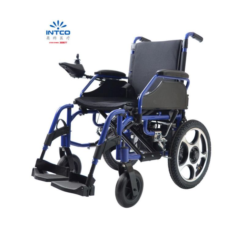 Medical Equipment Economic Mobility Folding Steel Electric Power Wheelchair