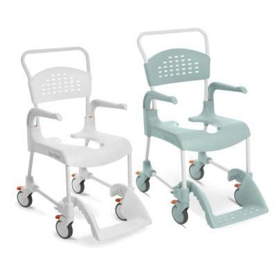 ISO Approved Powder Coated Brother Medical Bedside Shiwer Auutomatic Commade Toilet Chair