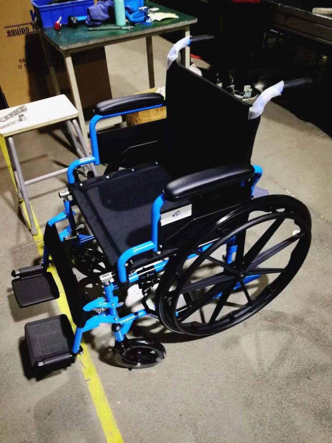 Foldable Quick Release Rear Wheel Anti-Turning Wheelchair