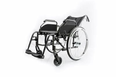 Foldable and Adjustable Aluminum Manual Wheel Chair