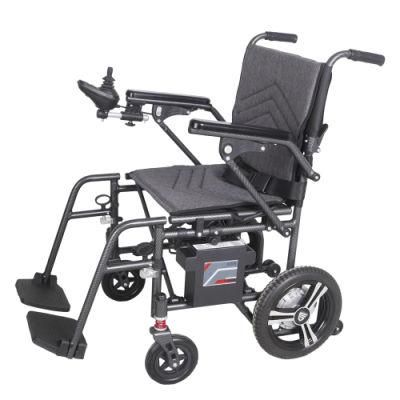 Lightweight Portable Carbon Fiber Folding Electric Wheelchair for Disabled