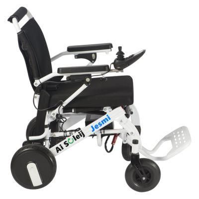 10 Inch Motor Wheel Folded Portable Electric Wheelchair
