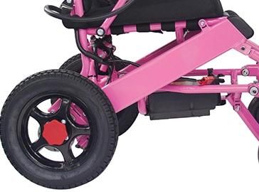 Aluminium Folding Lightweight Power Motor Electric Wheelchair for Disabled Elderly