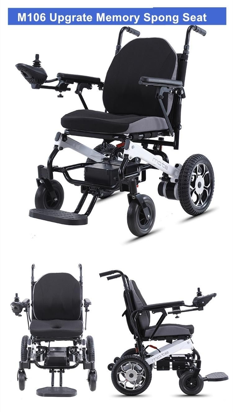 150kg Loading Lightweight Folding Power Wheelchair Electric