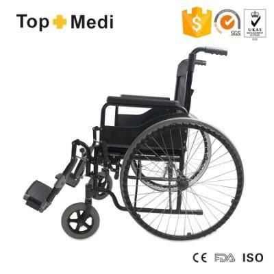80X28X89cm, N. W. /G. W.: 17.9kg/20.4kg Manual Equipment Steel Wheelchair