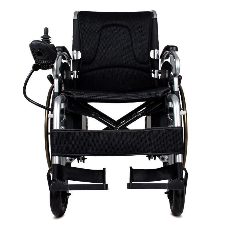 2020 Topmedi Fashionable Magnesium Alloy Five Fork Wheel Electric Wheelchair for Elderly