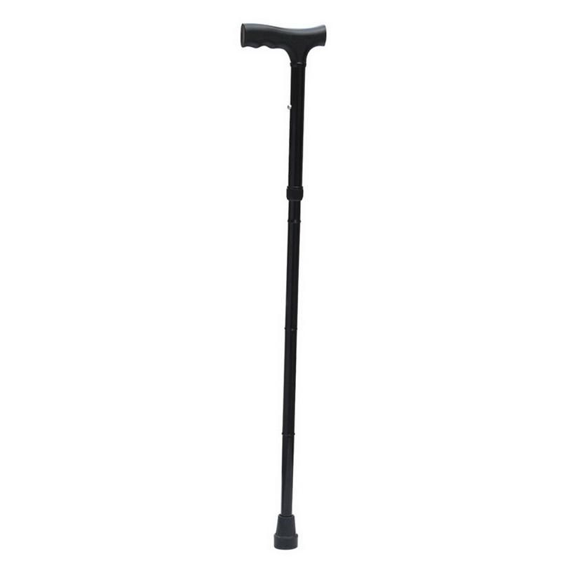 Lightweight Adjustable Height Walking Stick T-Shape Colorful Easy Carry Antiskid Orthopedic Rehabilitation Products for Elderly People Outdoor Crutch