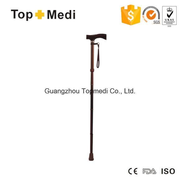Topmedi Detachable Aluminum Folding Crutch Walking Stick Cane