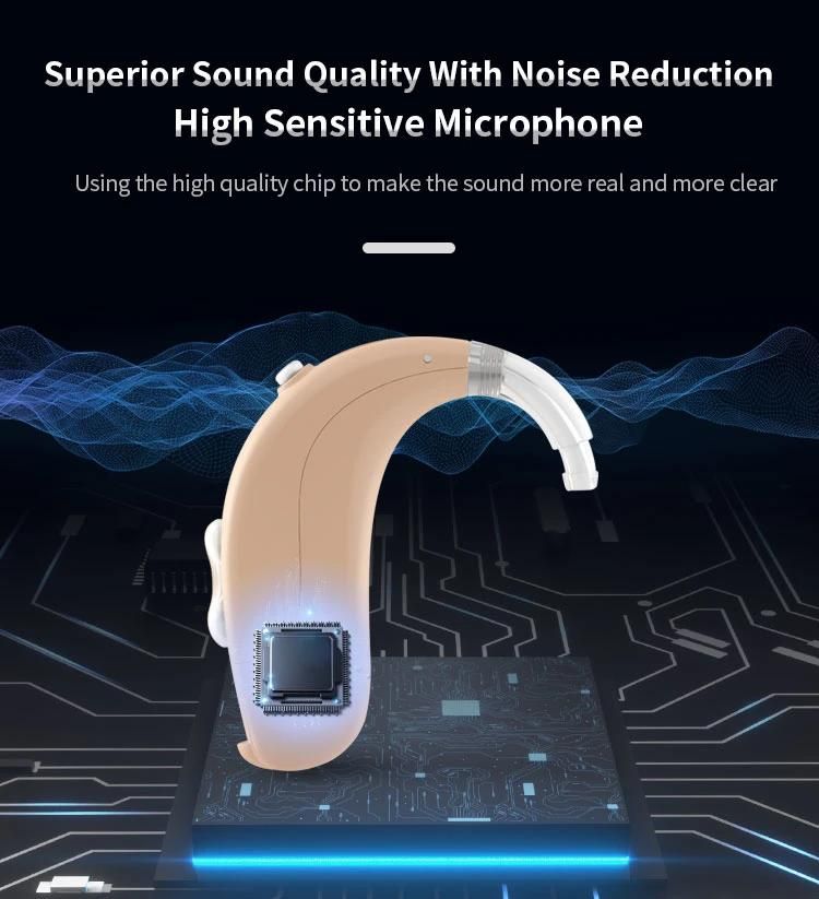 V-188 Digital Hearing Aid Bte Sound Amplifier